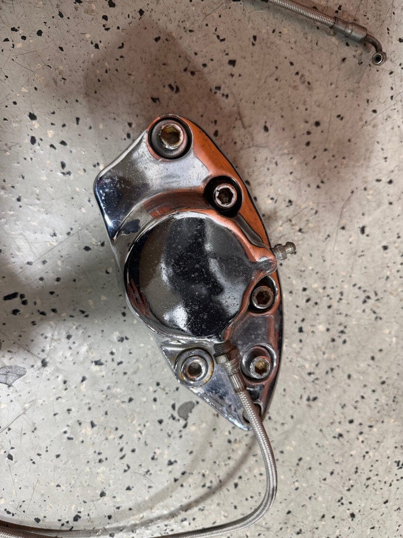 Harley Davidson Chrome Rear Brake Banana Caliper Touring Super