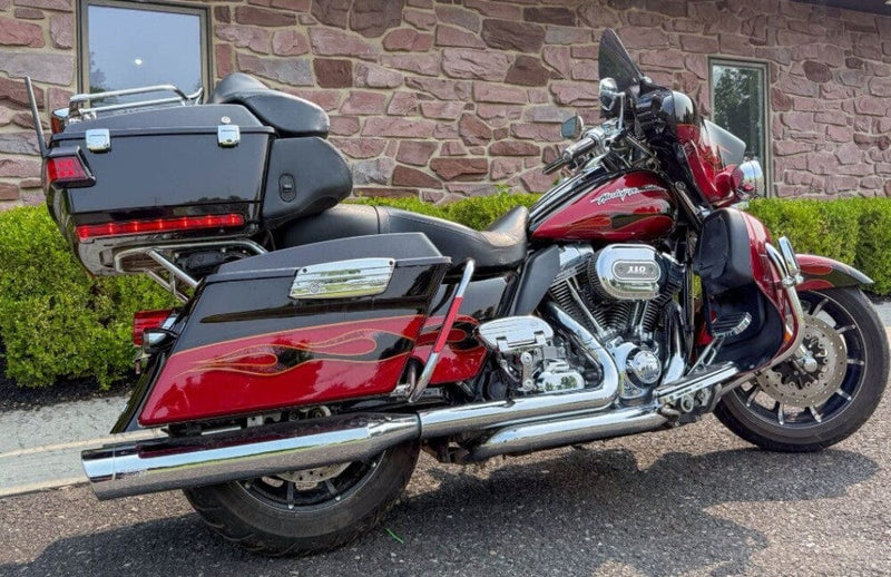 Harley OEM Tourpak Pack Black Amber Rio Red 2011 Touring CVO Ultra