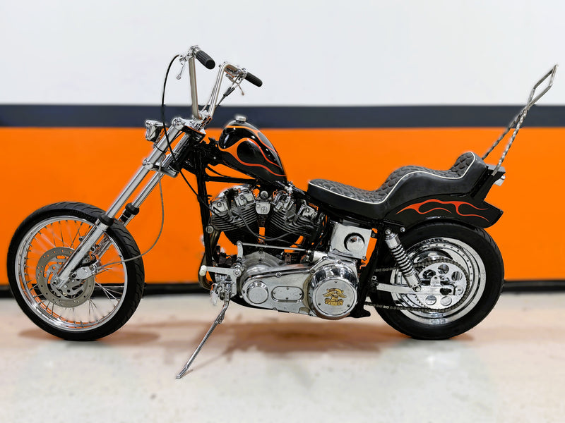 1975 Harley-Davidson Shovelhead Swingarm Chopper Crazy Frank Kick