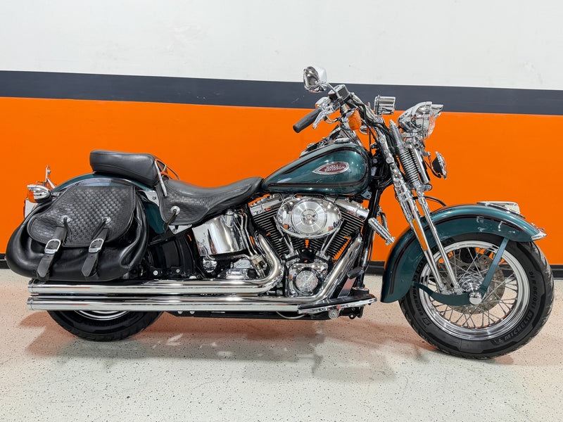 2000 Harley-Davidson Softail Heritage Springer FLSTS Suede Green 2000 Harley-Davidson Softail Heritage Springer FLSTS Suede Green