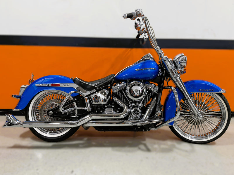 SOLD 2018 Harley-Davidson FLDE Softail Deluxe Cholo Style Carlini