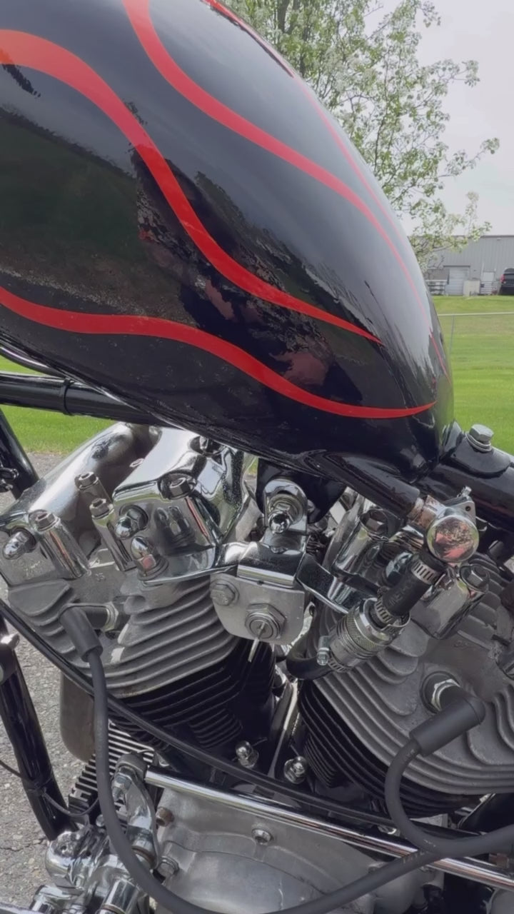 1975 Harley-Davidson Shovelhead Swingarm Chopper Crazy Frank Kick