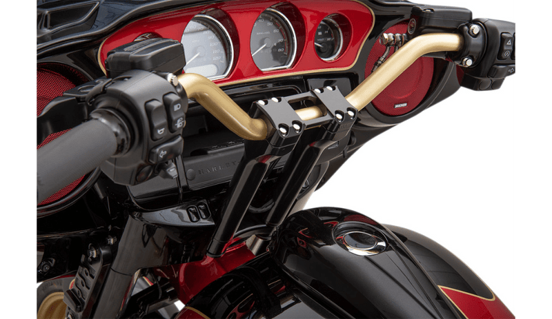 Thrashin Supply Company 4 Mid Bend Black Handlebars Bar Harley Tourin –  American Classic Motors