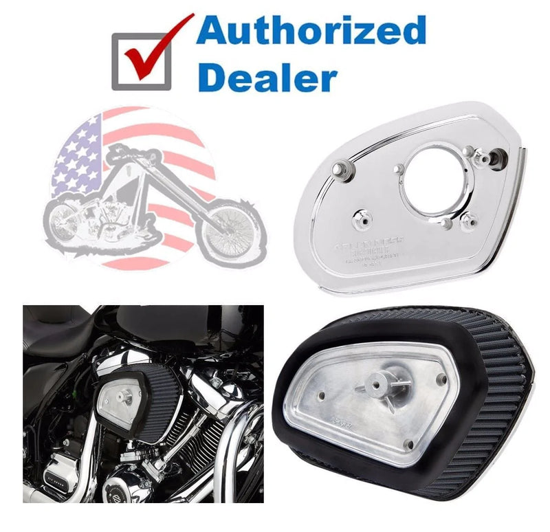 Motorcycle Chrome Sucker Air Cleaner Filter For Harley Touring