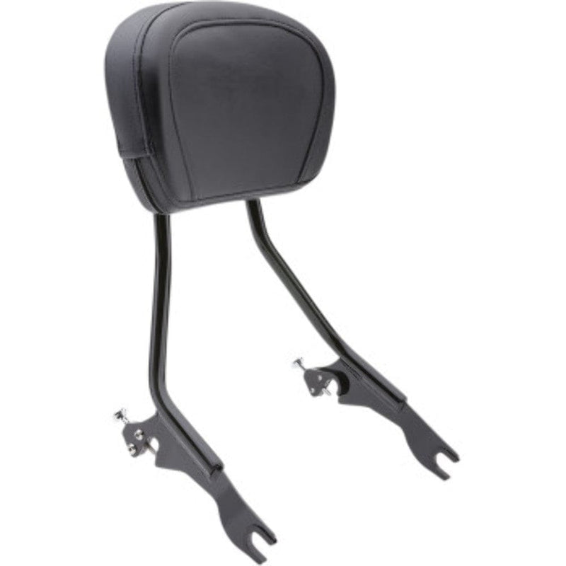 Cobra Black Tall Detachable Passenger Backrest Pad Harley 97-08 Tourin 