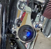 Dirty Air Dirty Air Gauge Bracket Valve Cover Rocker Box Mount Black Harley Touring 99+