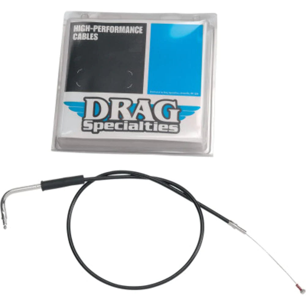 Drag Specialities Throttle & Choke Cables Black Vinyl Throttle Cable 30 3/4" Stock Length OEM 56343-01 Harley Softail Dyna