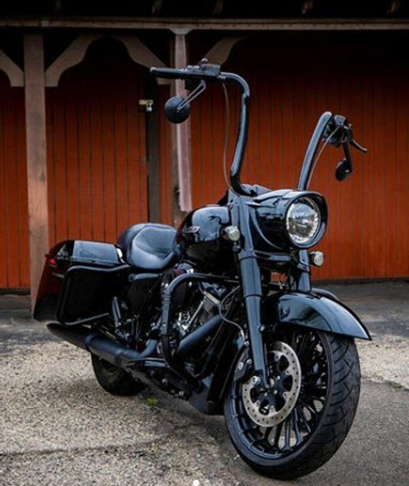 Chrome 14 16 18 Gangster APE Handlebar For Harley Softail Sportster Road  King