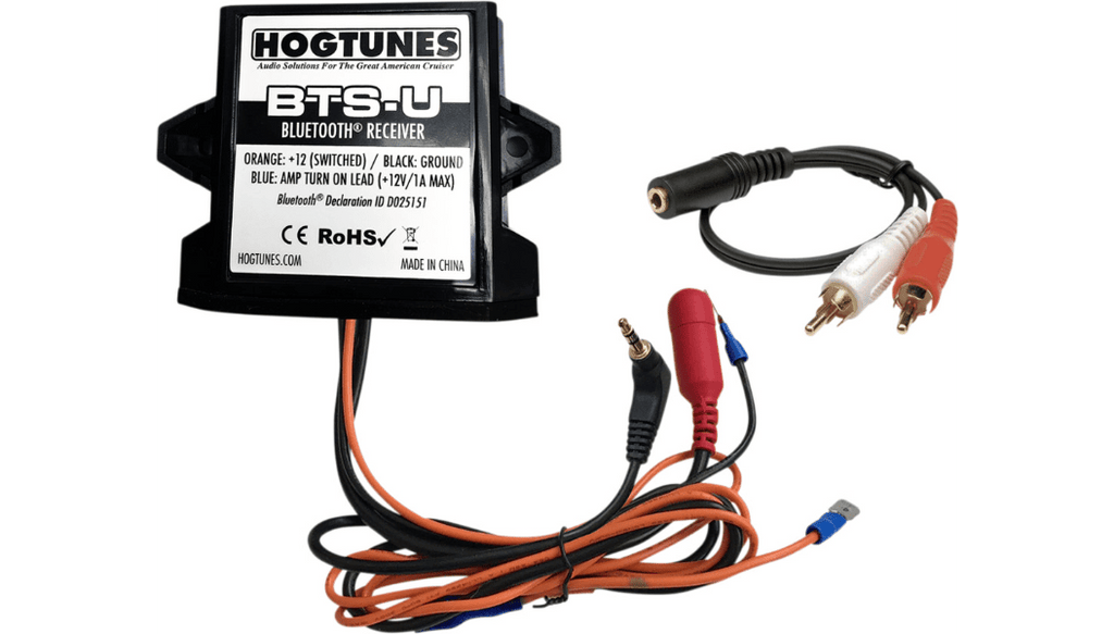 Hogtunes Hogtunes Universal Bluetooth Receiver 12V Fairing Adhesive Harley 98-13