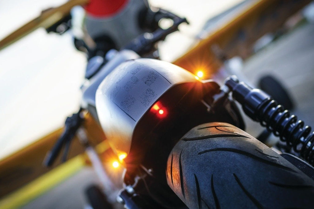 Kuryakyn Other Motorcycle Accessories Kuryakyn Kellermann Atto Black Front Rear Amber Dark Lens Turn Signal Light Lamp
