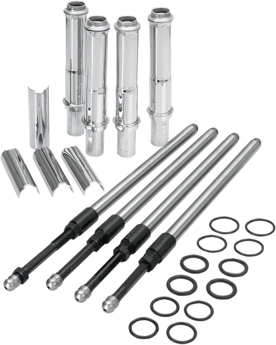 S&S Cycle Other Engines & Engine Parts S&S Quickee EZ Install Adjustable Pushrods Chrome Cover Kit 99+ Harley Twin Cam