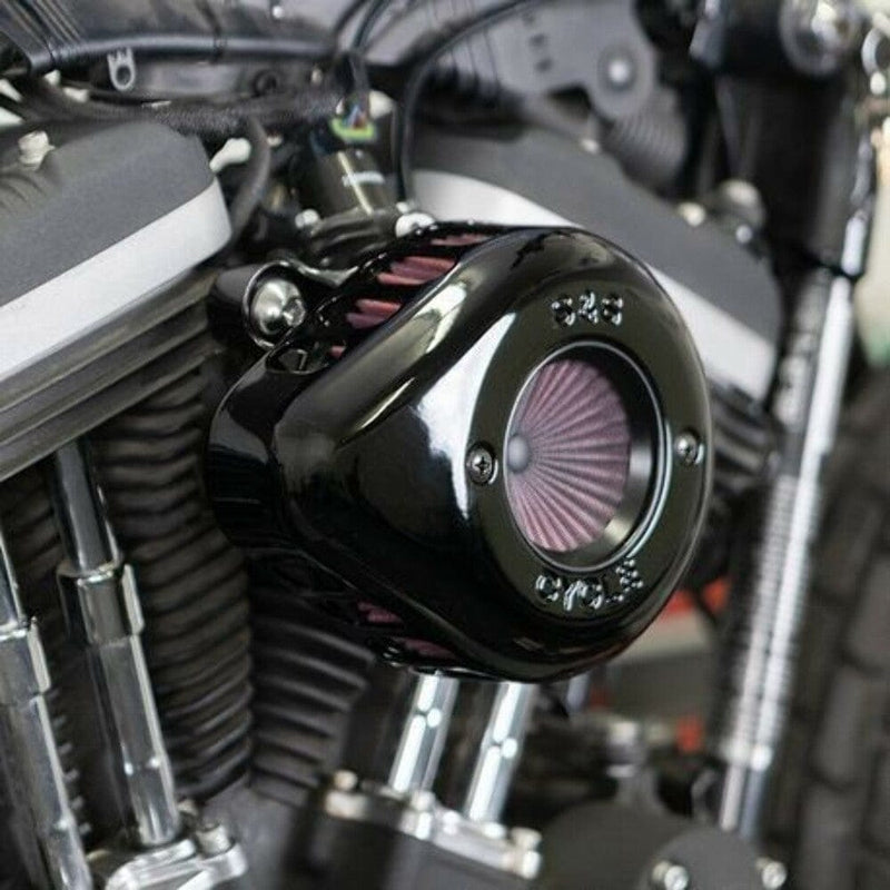 S&S Cycle Black Air Stinger Stealth Cleaner Air Filter Kit 07+ Harley –  American Classic Motors