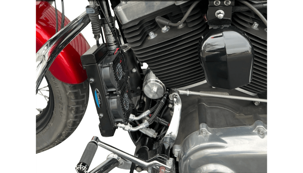 UltraCool UltraCool Oil Cooler Kit Black 220 CFM Plug-n-Play Harley Touring FXR Dyna 99-17