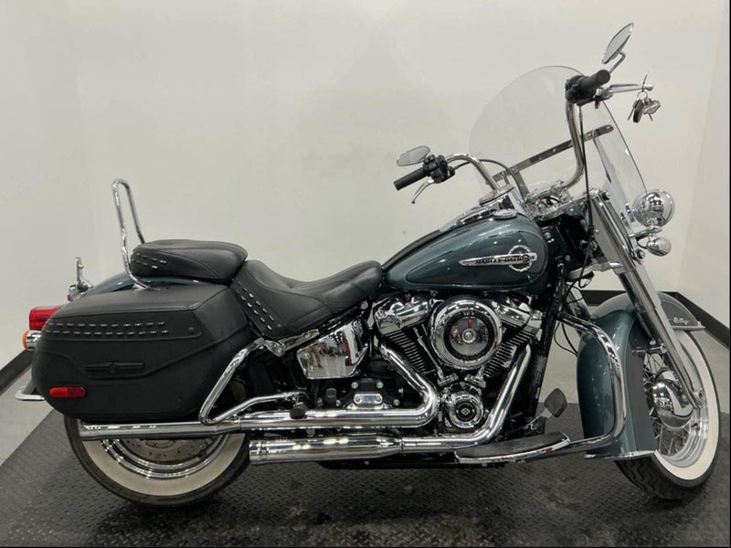 2020 Harley-Davidson Softail Heritage Classic FLHC Silver Pine/Spruce Chrome Package/Front End One Owner Only 3,535 Miles! $13,995
