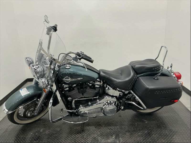 2020 Harley-Davidson Softail Heritage Classic FLHC Silver Pine/Spruce Chrome Package/Front End One Owner Only 3,535 Miles! $13,995