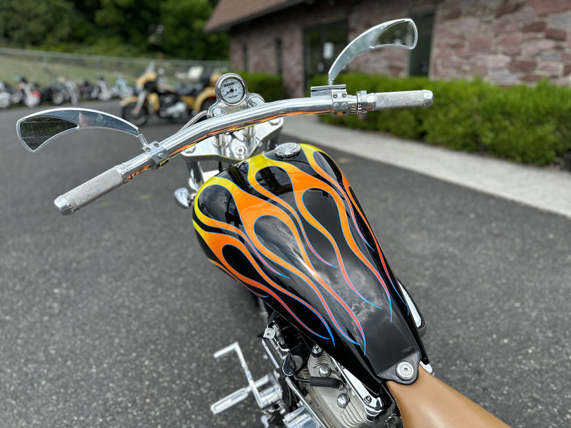 2002 Bourget Bike Works Low Blow Softail Custom Chopper S&S 113" Only 6k Miles! - $10,995