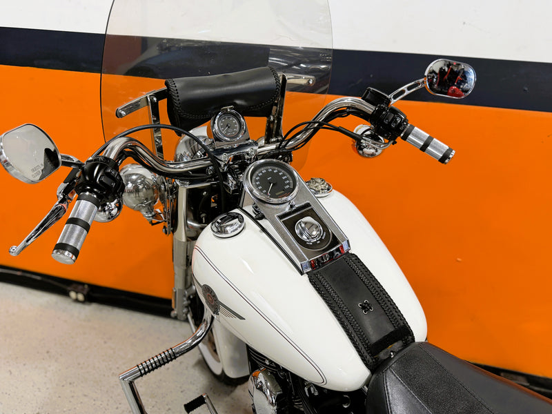 2000 Harley-Davidson Softail Fatboy FLSTF One Owner White Pearl w
