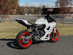 2023 Yamaha YZF-R7 Intensity White 1 Owner Mint Condition Sportbike 2k Miles $9,995