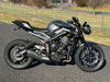 2024 Triumph Street Triple 765 R Silver Ice Naked Street Fighter $8,675