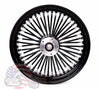 American Classic Motors 16 x 3.5 Black Out 46 Fat King Spoke Rear Wheel Rim Harley Touring Softail Dyna