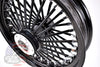 American Classic Motors 16 x 3.5 Black Out 46 Fat King Spoke Rear Wheel Rim Harley Touring Softail Dyna