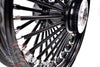 American Classic Motors 16 x 3.5 Black Out 46 Fat King Spoke Rear Wheel Rim Harley Touring Softail Dyna