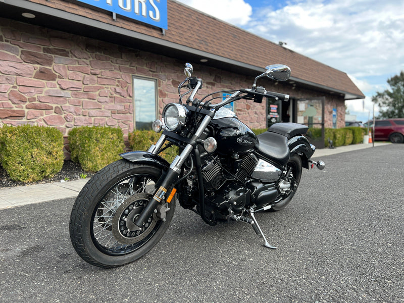 2009 Yamaha V Star 1100 Custom XVS1100 24k Miles Raven Black Run