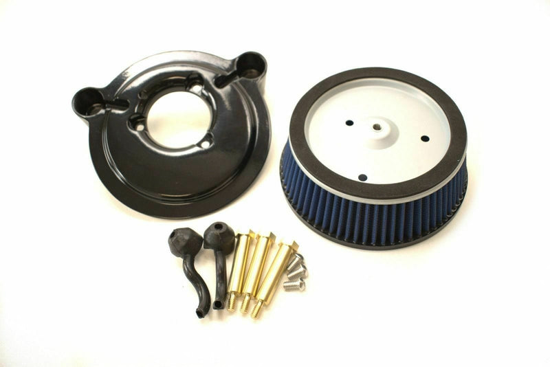 American Classic Motors Air Intakes and Filters Black Sucker High Flow Stage 1 Air Cleaner Filter Intake Harley Big Twin Cam