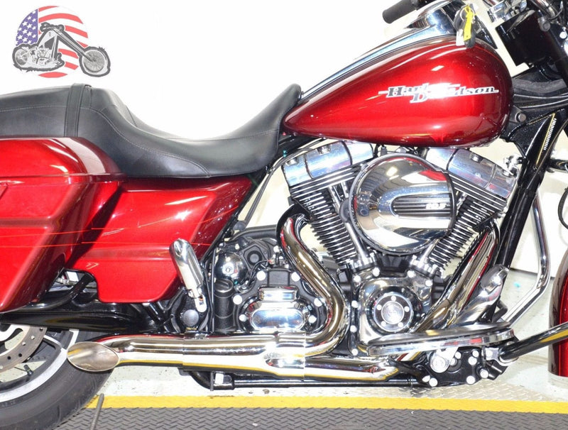 American Classic Motors Exhaust Systems Chrome High Output Adjustable 2 into 1 Exhaust Pipe Header Harley Touring Bagger