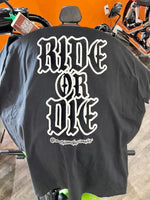 American Classic Motors Motorcycle Ride Or Die T-Shirt - Great gift for your Girl or Guy - Limited time run. Size 2XL XX-Large XXL