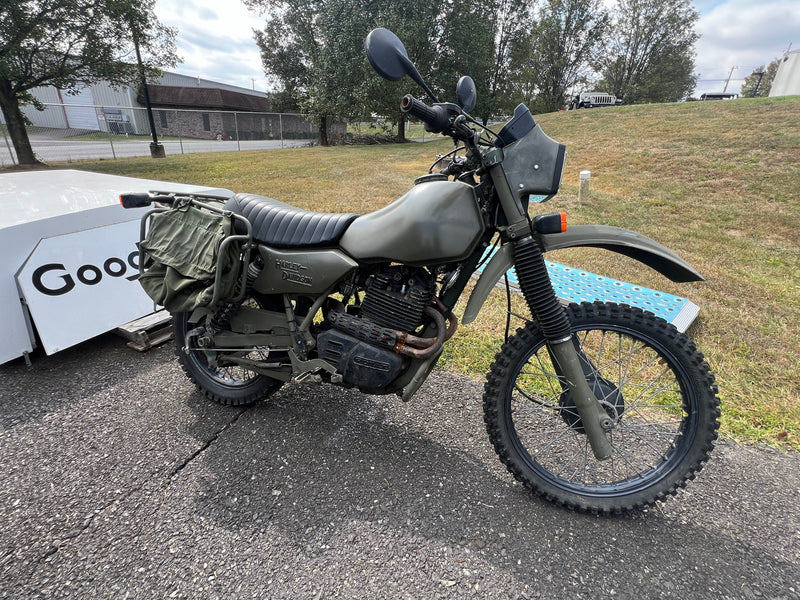 Armstrong Motorcycle 1985 Cold War / Falkland Islands Era Harley Davidson Armstrong Rotax MT500 Military Bike Collectible Only 90 Miles! $5,000