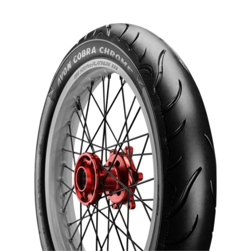 Avon Tyres Avon Cobra Chrome AV91 120/70 R19 60W Blackwall Front Tire Touring Harley