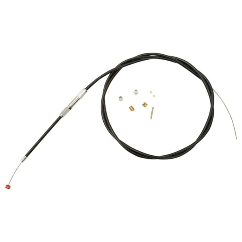 Barnett Barnett Universal 53" +8 Vinyl Throttle Cable Black with Adjuster Harley