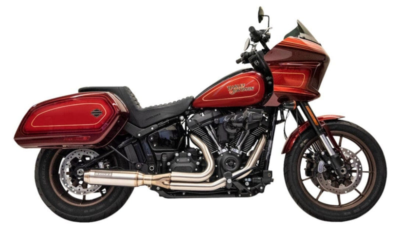 Bassani Manufacturing 2 Into 1 Exhaust Systems Bassani 2 Into 1 Road Rage Super Bike Stainless Exhaust System Harley Softail M8