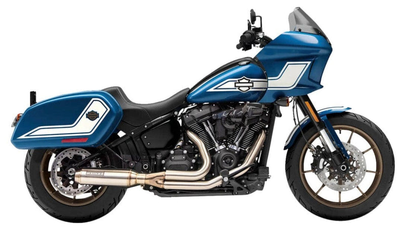 Bassani Manufacturing 2 Into 1 Exhaust Systems Bassani 2 Into 1 Road Rage Super Bike Stainless Exhaust System Harley Softail M8