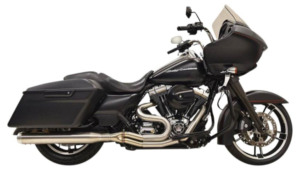 Bassani Manufacturing 2 Into 1 Exhaust Systems Bassani Road Rage 3 III Stainless Steel 2-1 Exhaust Pipe Harley Touring Bagger