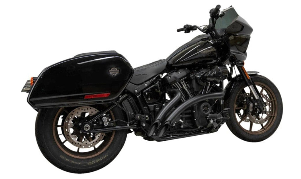 Bassani Manufacturing Big Radius Exhaust Systems Bassani Black Radius Radial Street Sweeper Exhaust Headers Pipes Harley Softail