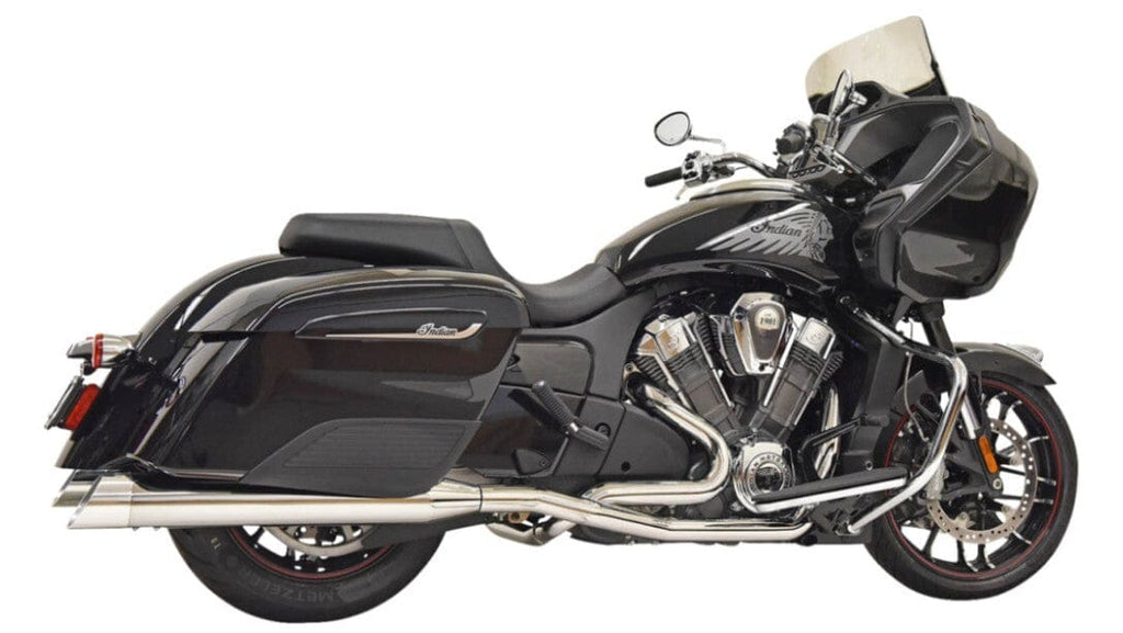 Bassani Manufacturing Exhaust Systems Bassani Chrome Performance True Dual Exhaust Pipes System Indian Challenger 20+