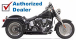 Bassani Manufacturing Exhaust Systems Bassani Pro-Street Black Turn Out Ends Full Exhaust System Pipes Harley Softail