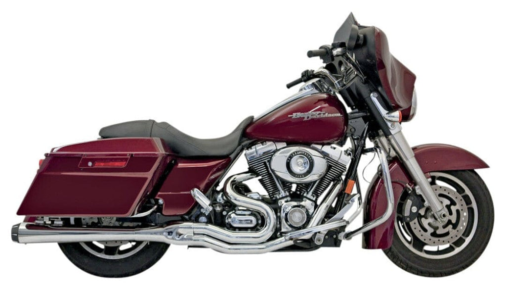 Bassani Manufacturing Exhaust Systems Bassani Road Rage Mega Power 2 1 Exhaust Pipe Chrome Harley Touring Bagger 95-16