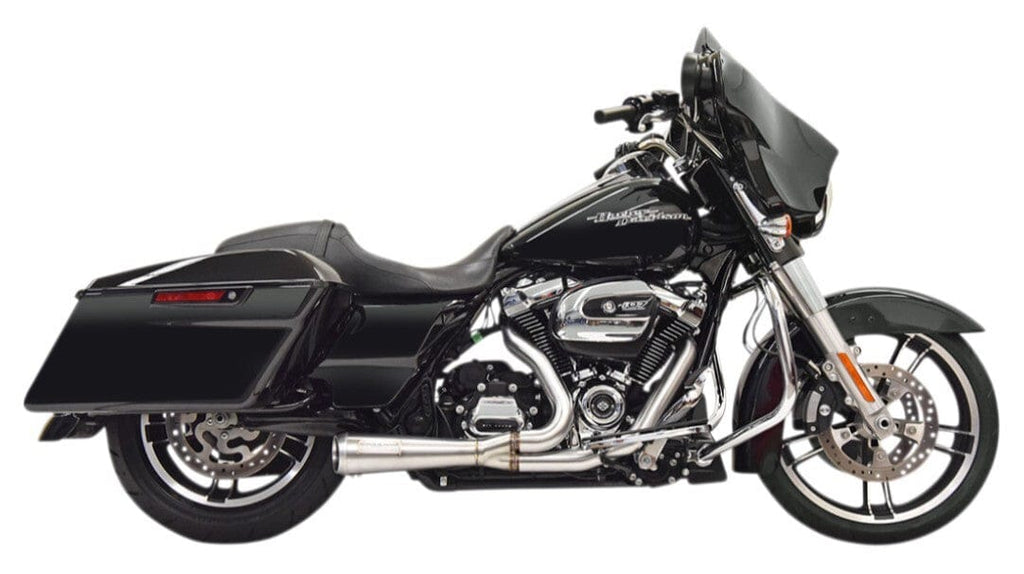 Bassani Manufacturing Exhaust Systems Bassani Stainless Steel Road Rage 2 into 1 Short Exhaust Pipe 17+ Harley Touring