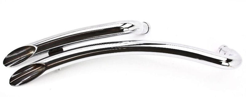 Bassani Manufacturing Other Exhaust Parts Bassani 2" Chrome Radial Sweepers Exhaust Pipes 1986-2003 Harley Sportster XL