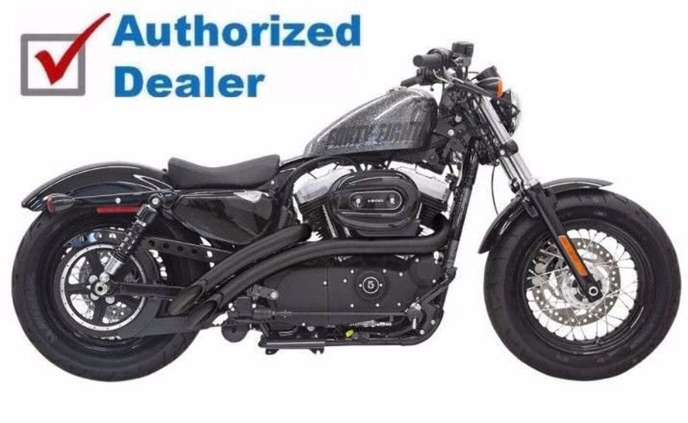 Bassani Manufacturing Other Exhaust Parts Bassani Black Radial Sweepers Full Exhaust Pipe System Harley Sportster XL 14-20