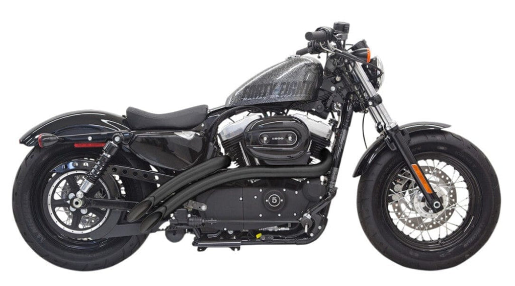 Bassani Manufacturing Other Exhaust Parts Bassani Black Radial Sweepers Full Exhaust Pipe System Harley Sportster XL 14-22
