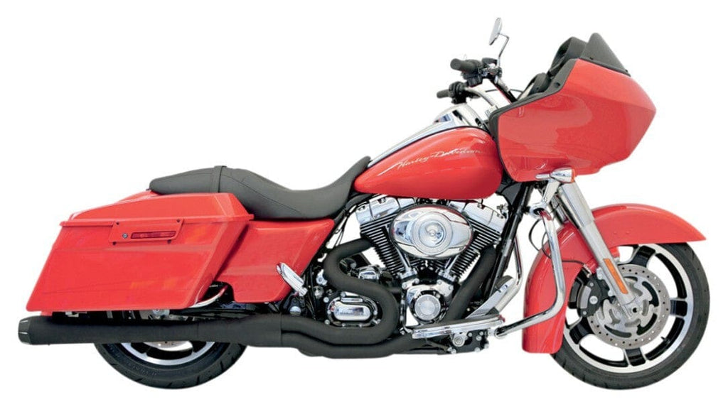 Bassani Manufacturing Other Exhaust Parts Bassani Black Road Rage 2 into 1 II B4M Exhaust Pipe System 4" Harley Touring