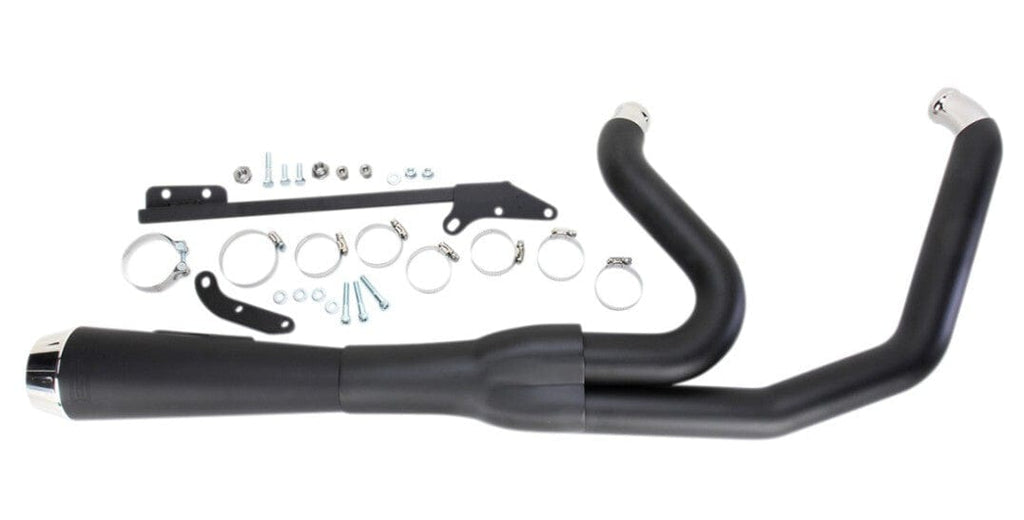 Bassani Manufacturing Other Exhaust Parts Bassani Black Short Upsweep  2 into 1 Pipe Road Rage Exhaust 06-2017 Harley Dyna