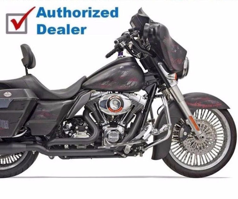 Bassani Manufacturing Other Exhaust Parts Bassani Black True Dual Down Under Exhaust Head Pipes Headers Harley Touring