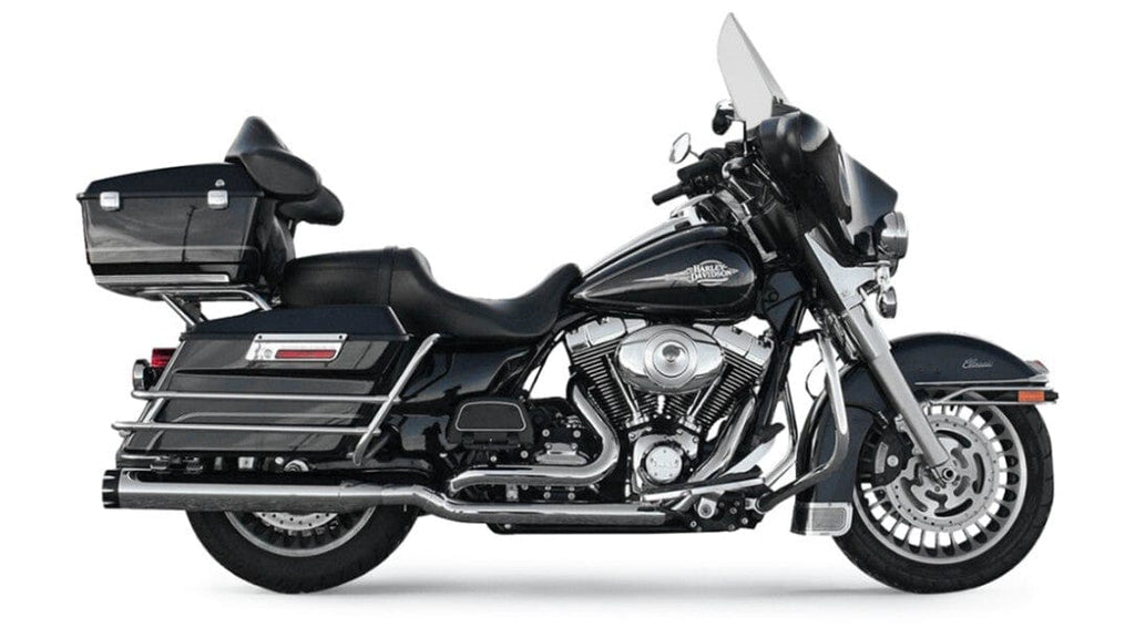 Bassani Manufacturing Other Exhaust Parts Bassani Chrome True Dual Down Under Exhaust Pipes Headers Harley Touring 09-16