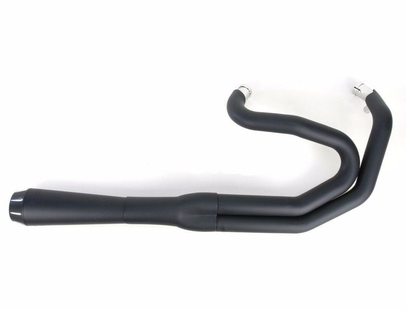 Bassani Black Road Rage II Mega Phone Power 2 into 1 Exhaust Pipe