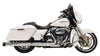 Bassani Manufacturing Slip-On Mufflers Bassani 4" Straight Can DNT Slip-On Chrome Mufflers Exhaust 17+ Harley Touring